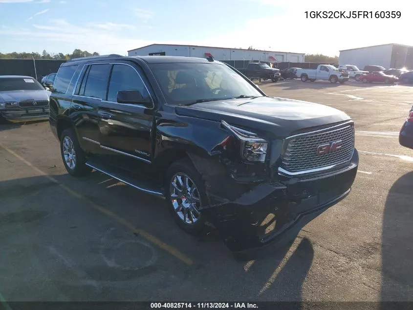 2015 GMC Yukon Denali VIN: 1GKS2CKJ5FR160359 Lot: 40825714