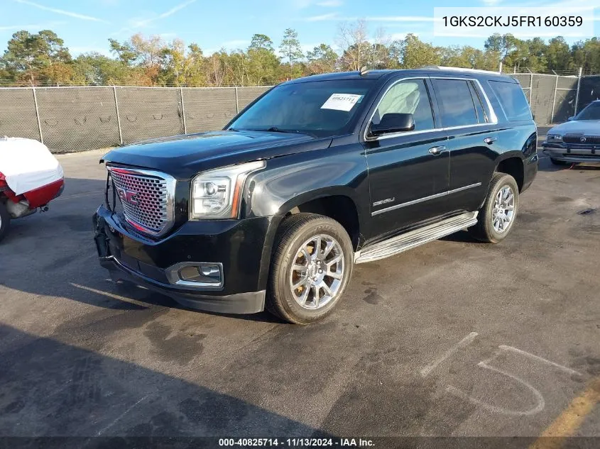 2015 GMC Yukon Denali VIN: 1GKS2CKJ5FR160359 Lot: 40825714