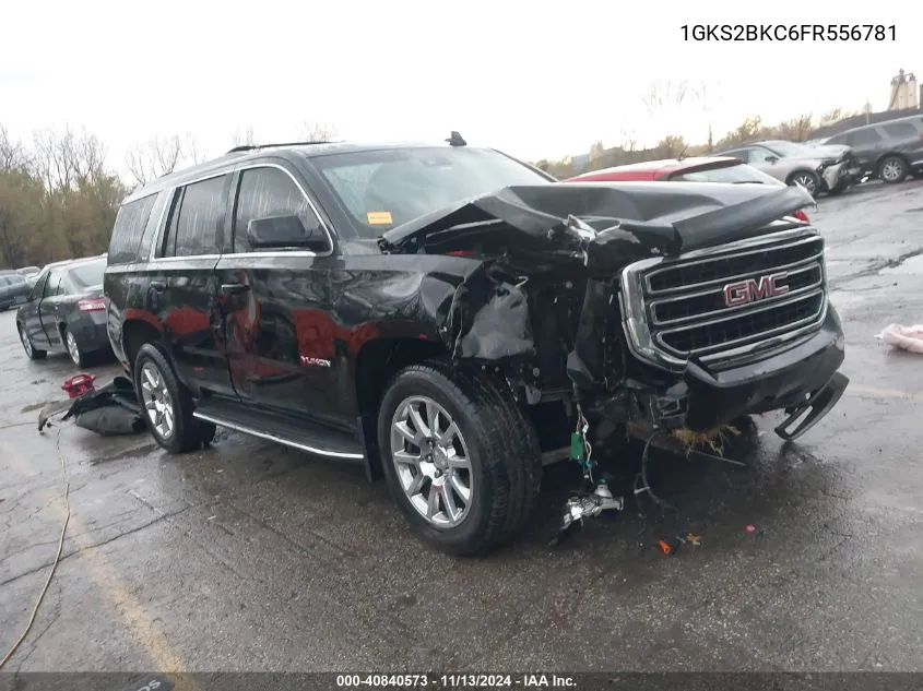 2015 GMC Yukon Slt VIN: 1GKS2BKC6FR556781 Lot: 40840573