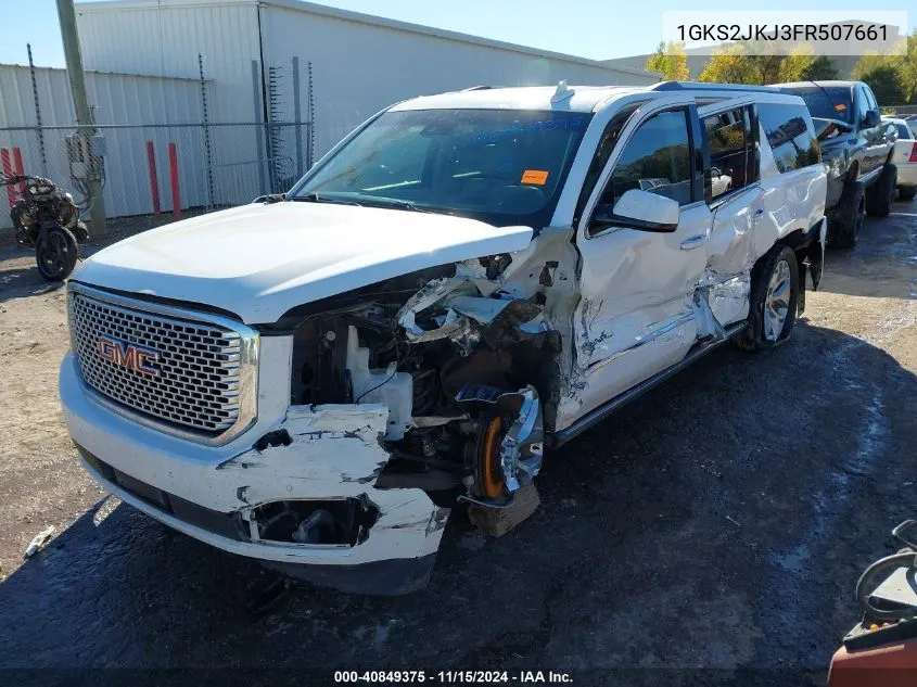 2015 GMC Yukon Xl 1500 Denali VIN: 1GKS2JKJ3FR507661 Lot: 40849375