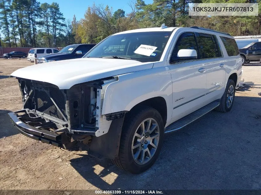 2015 GMC Yukon Xl 1500 Denali VIN: 1GKS2JKJ7FR607813 Lot: 40863399