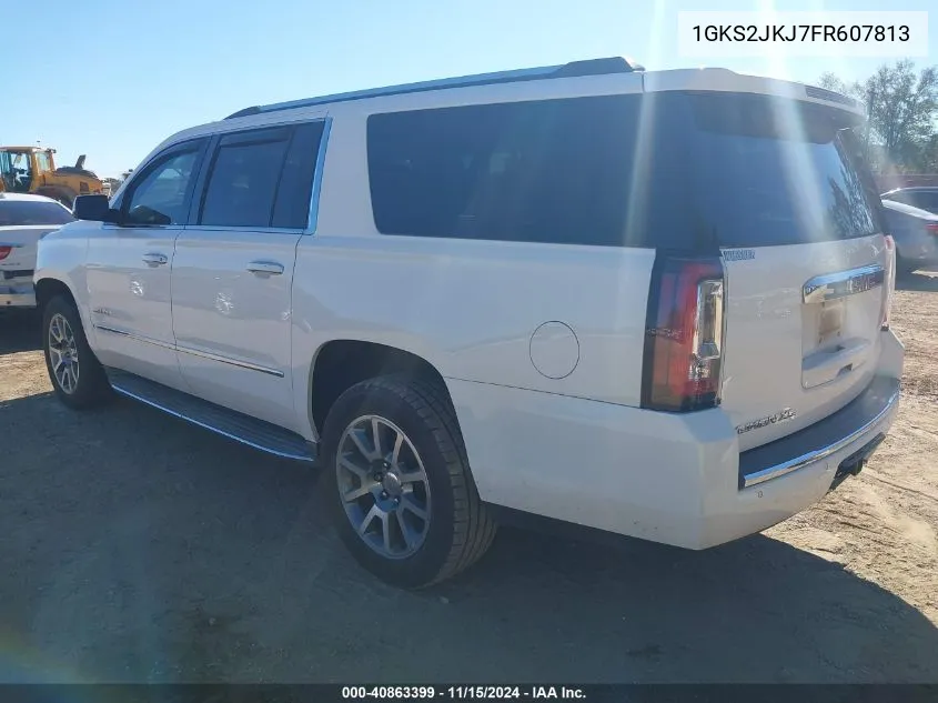 2015 GMC Yukon Xl 1500 Denali VIN: 1GKS2JKJ7FR607813 Lot: 40863399