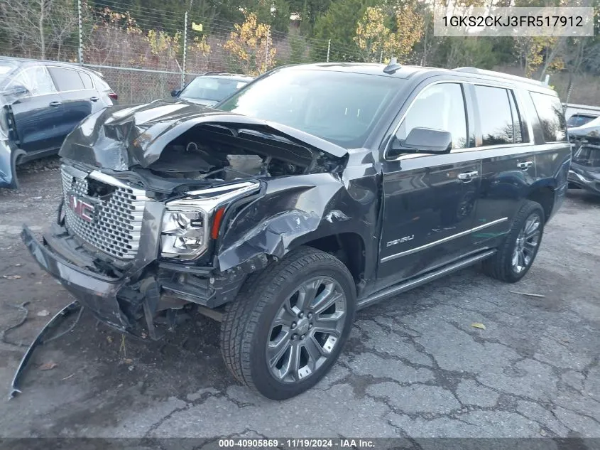 1GKS2CKJ3FR517912 2015 GMC Yukon Denali