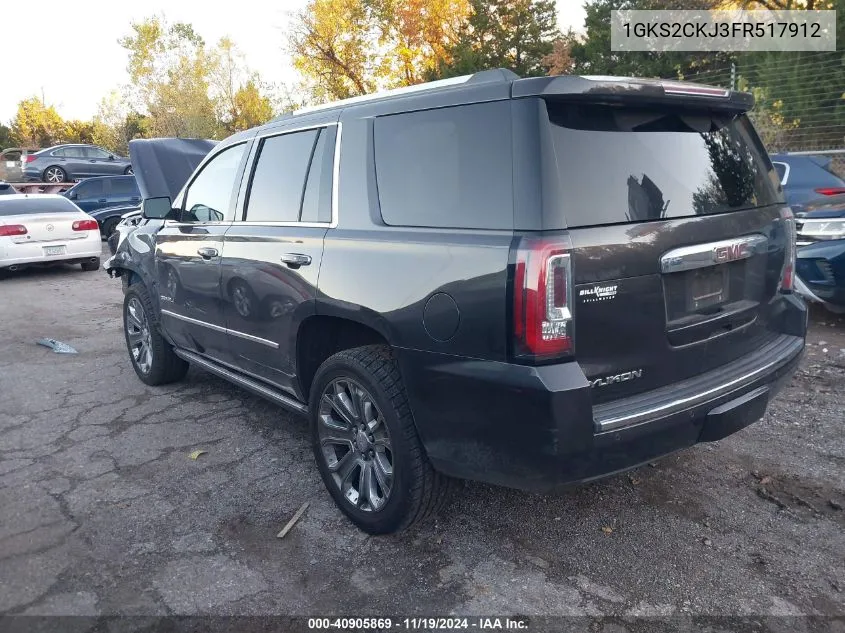 1GKS2CKJ3FR517912 2015 GMC Yukon Denali