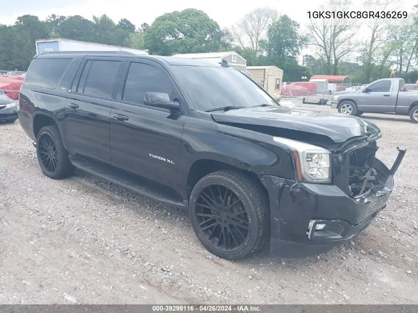 1GKS1GKC8GR436269 2016 GMC Yukon Xl Slt