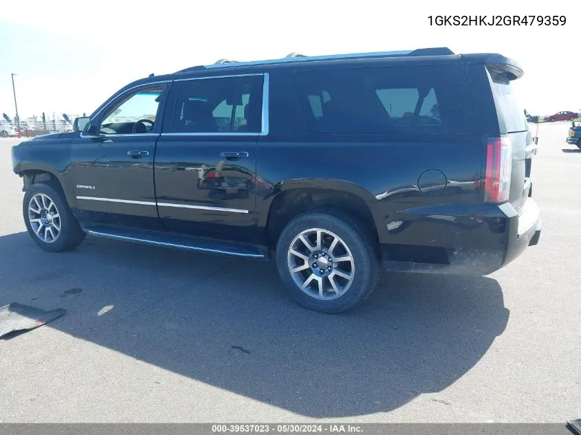 1GKS2HKJ2GR479359 2016 GMC Yukon Xl Denali