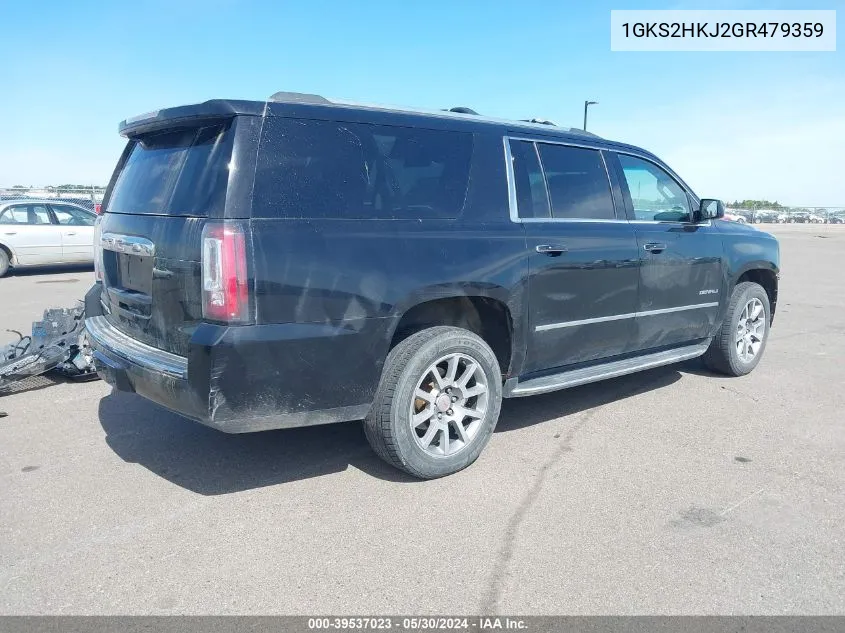 1GKS2HKJ2GR479359 2016 GMC Yukon Xl Denali