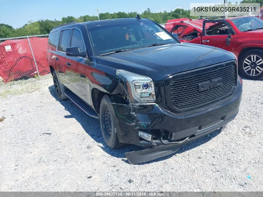 2016 GMC Yukon Xl Slt VIN: 1GKS1GKC5GR435211 Lot: 39637134