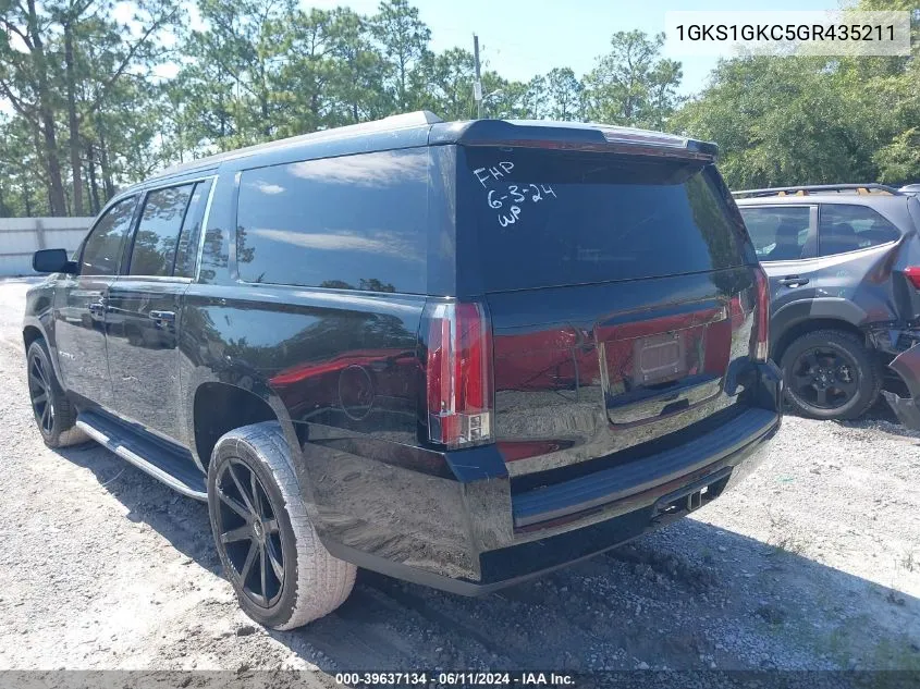 1GKS1GKC5GR435211 2016 GMC Yukon Xl Slt