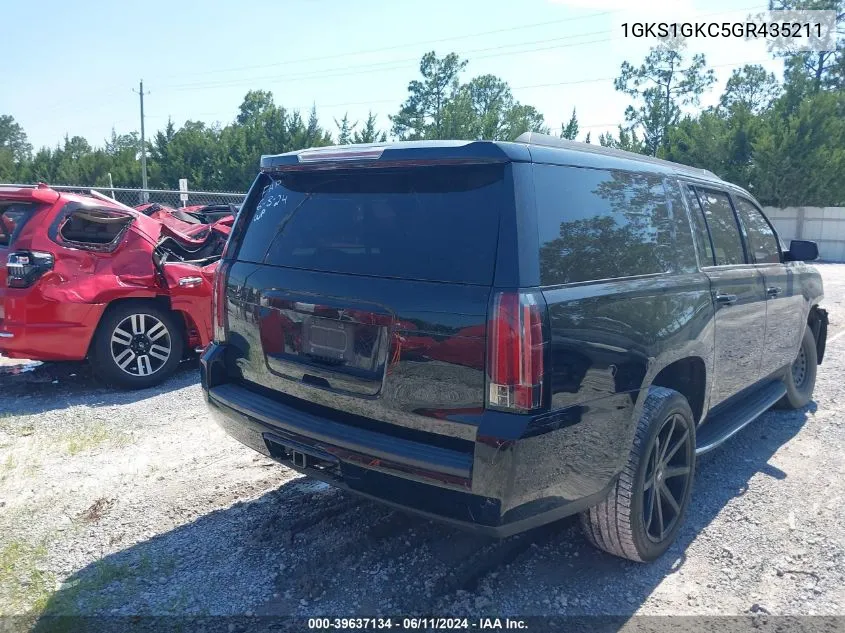 2016 GMC Yukon Xl Slt VIN: 1GKS1GKC5GR435211 Lot: 39637134