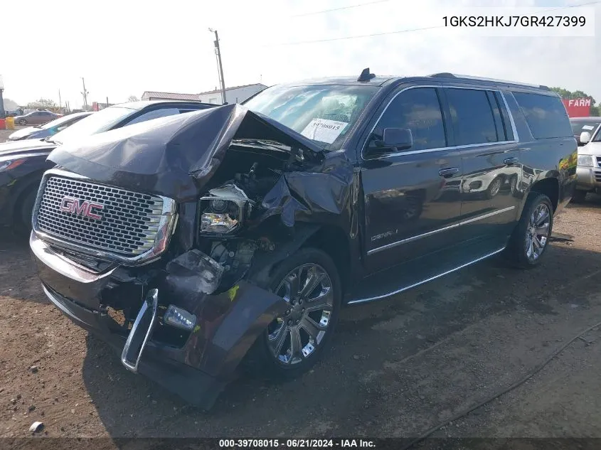 1GKS2HKJ7GR427399 2016 GMC Yukon Xl Denali