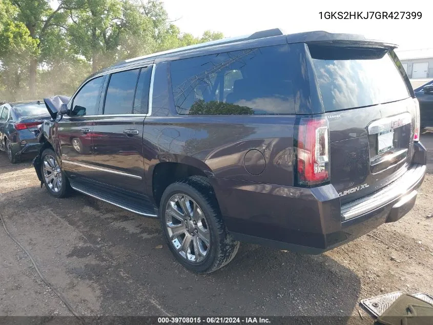 1GKS2HKJ7GR427399 2016 GMC Yukon Xl Denali