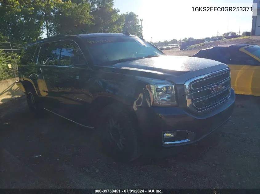 1GKS2FEC0GR253371 2016 GMC Yukon Xl Sle