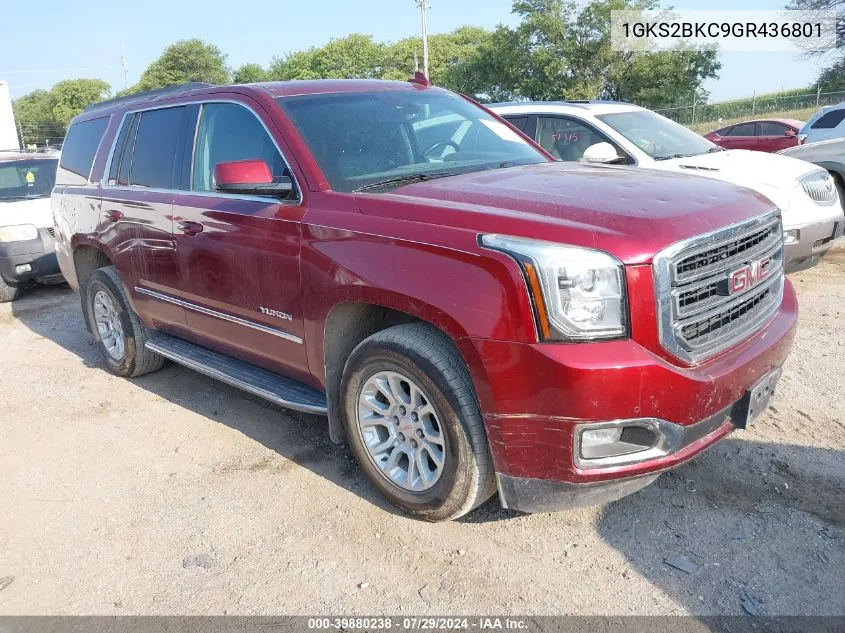 1GKS2BKC9GR436801 2016 GMC Yukon Slt