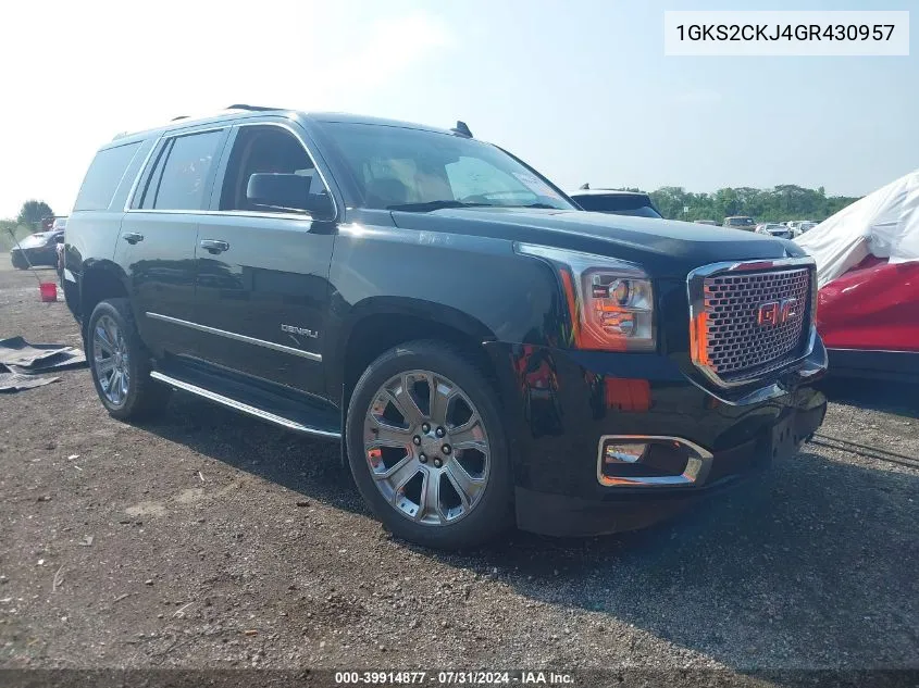 1GKS2CKJ4GR430957 2016 GMC Yukon Denali