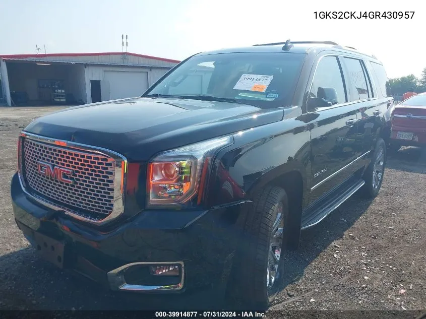 1GKS2CKJ4GR430957 2016 GMC Yukon Denali