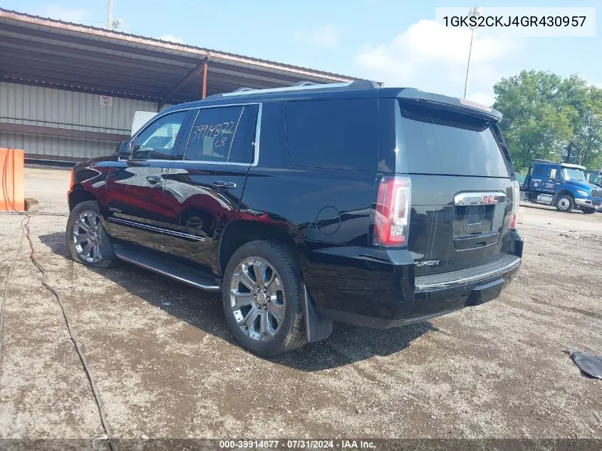 1GKS2CKJ4GR430957 2016 GMC Yukon Denali