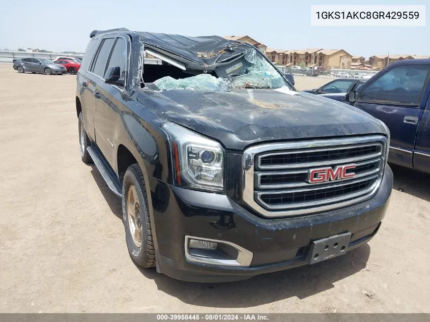 1GKS1AKC8GR429559 2016 GMC Yukon Sle