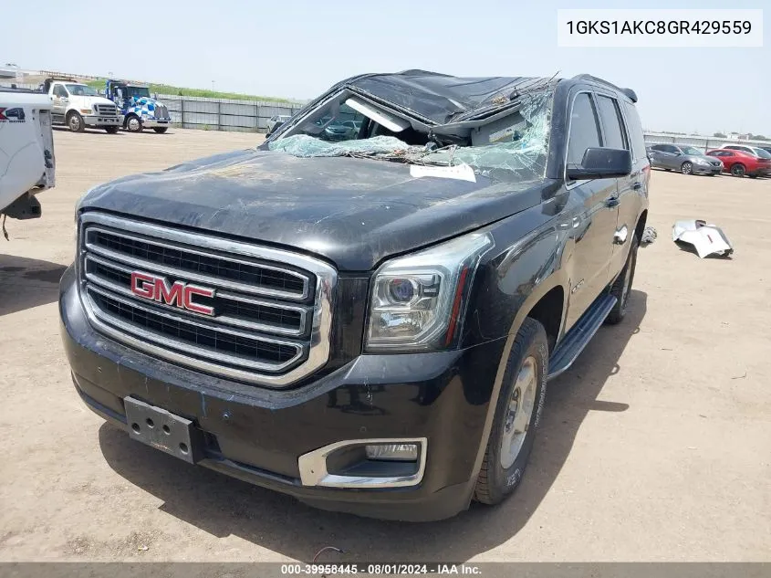 1GKS1AKC8GR429559 2016 GMC Yukon Sle