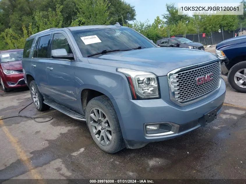 2016 GMC Yukon Denali VIN: 1GKS2CKJ9GR120061 Lot: 39976008