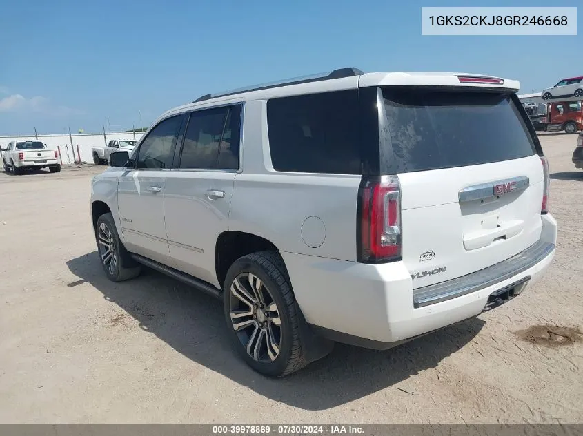 1GKS2CKJ8GR246668 2016 GMC Yukon Denali