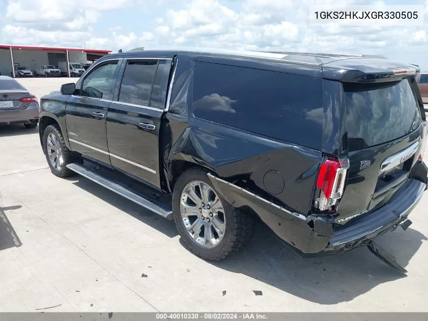 1GKS2HKJXGR330505 2016 GMC Yukon Xl Denali