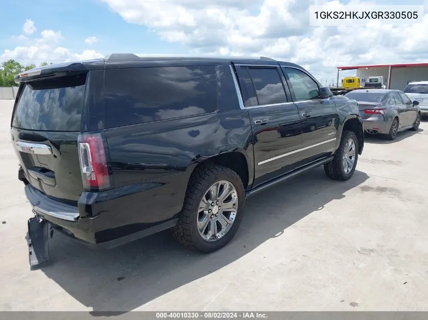 1GKS2HKJXGR330505 2016 GMC Yukon Xl Denali