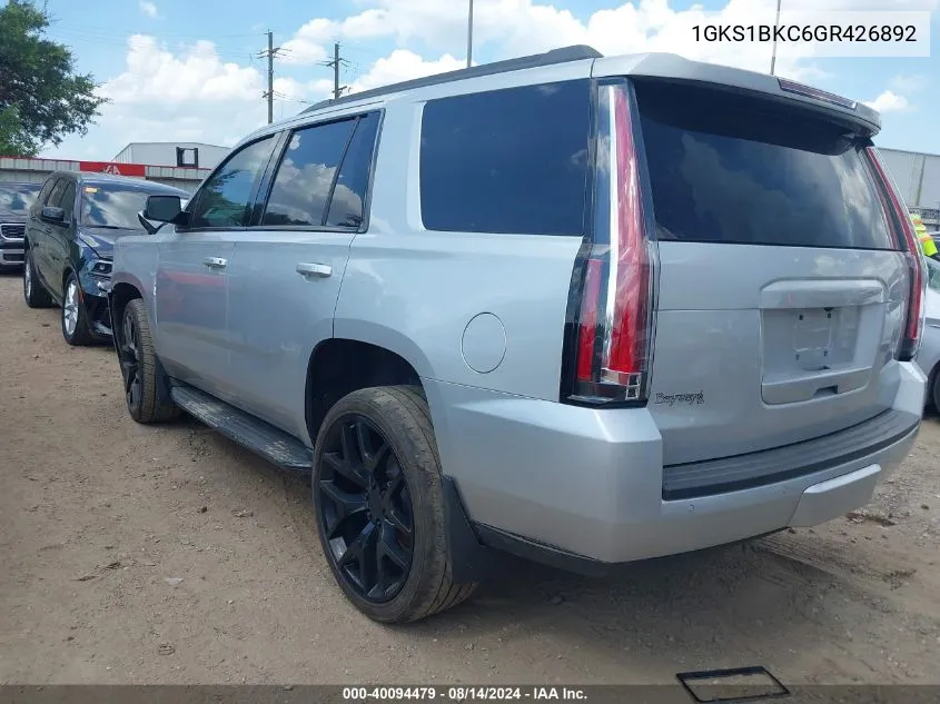 1GKS1BKC6GR426892 2016 GMC Yukon Slt