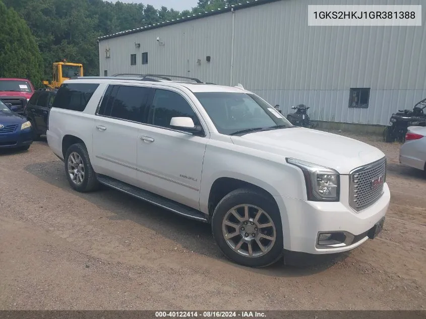 1GKS2HKJ1GR381388 2016 GMC Yukon Xl Denali