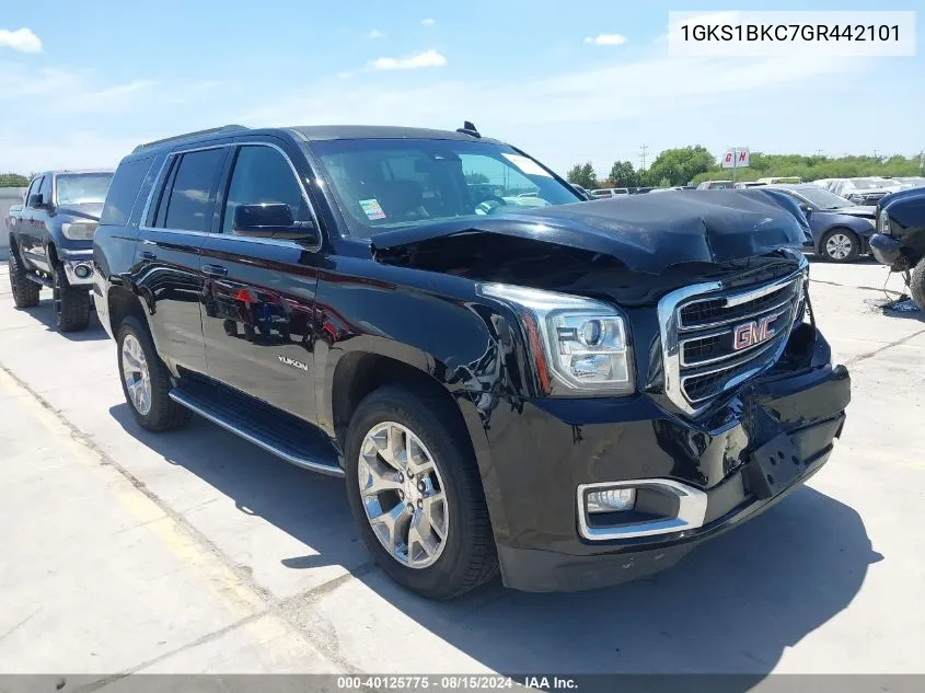 1GKS1BKC7GR442101 2016 GMC Yukon Slt