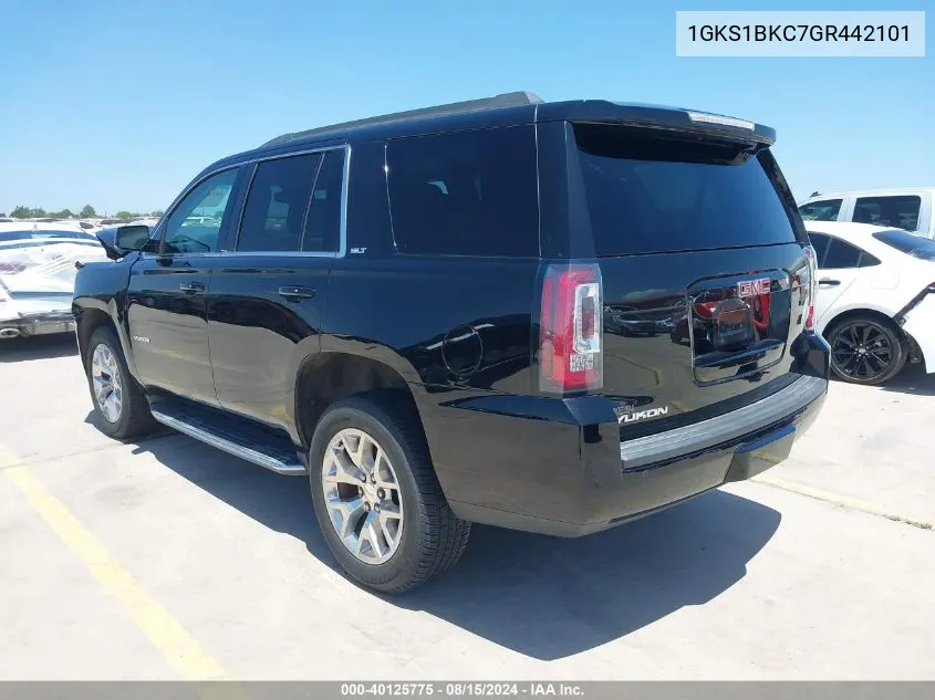 1GKS1BKC7GR442101 2016 GMC Yukon Slt