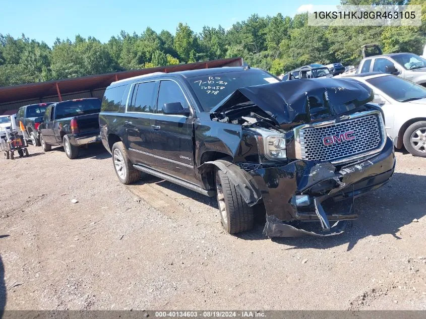 2016 GMC Yukon Xl Denali VIN: 1GKS1HKJ8GR463105 Lot: 40134603