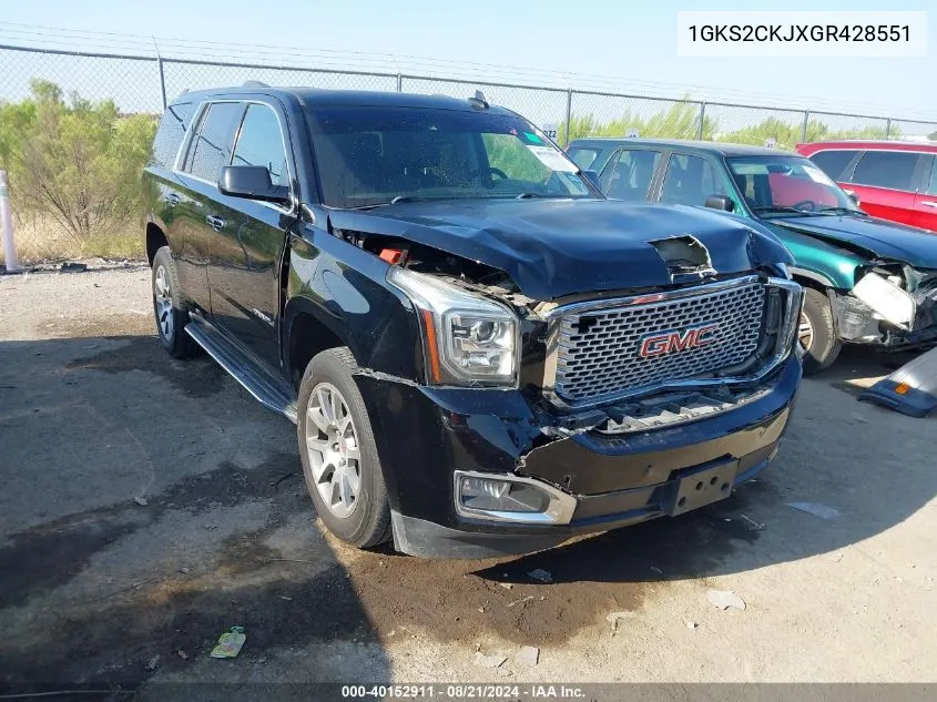 1GKS2CKJXGR428551 2016 GMC Yukon Denali