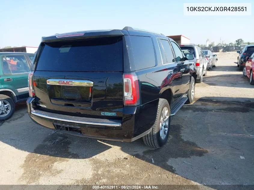 1GKS2CKJXGR428551 2016 GMC Yukon Denali