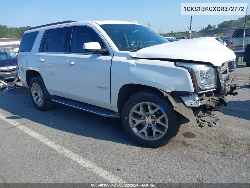 2016 GMC Yukon Slt VIN: 1GKS1BKCXGR372772 Lot: 40169342