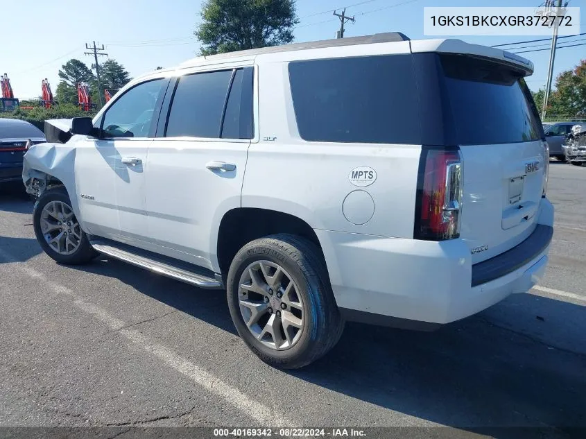 1GKS1BKCXGR372772 2016 GMC Yukon Slt