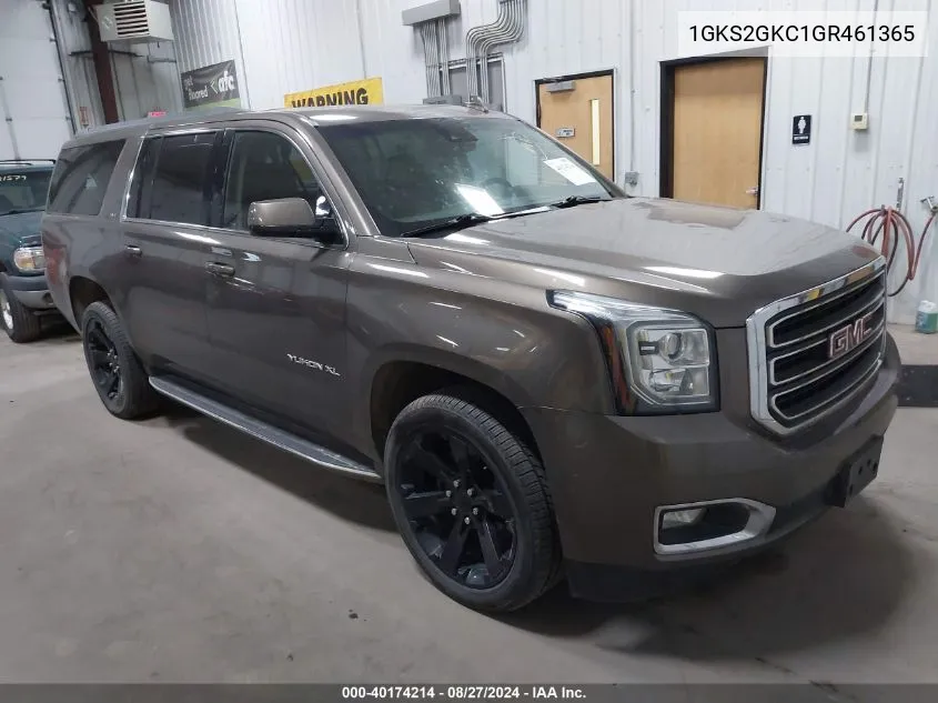 1GKS2GKC1GR461365 2016 GMC Yukon Xl Slt