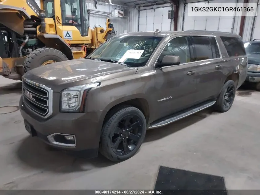 1GKS2GKC1GR461365 2016 GMC Yukon Xl Slt