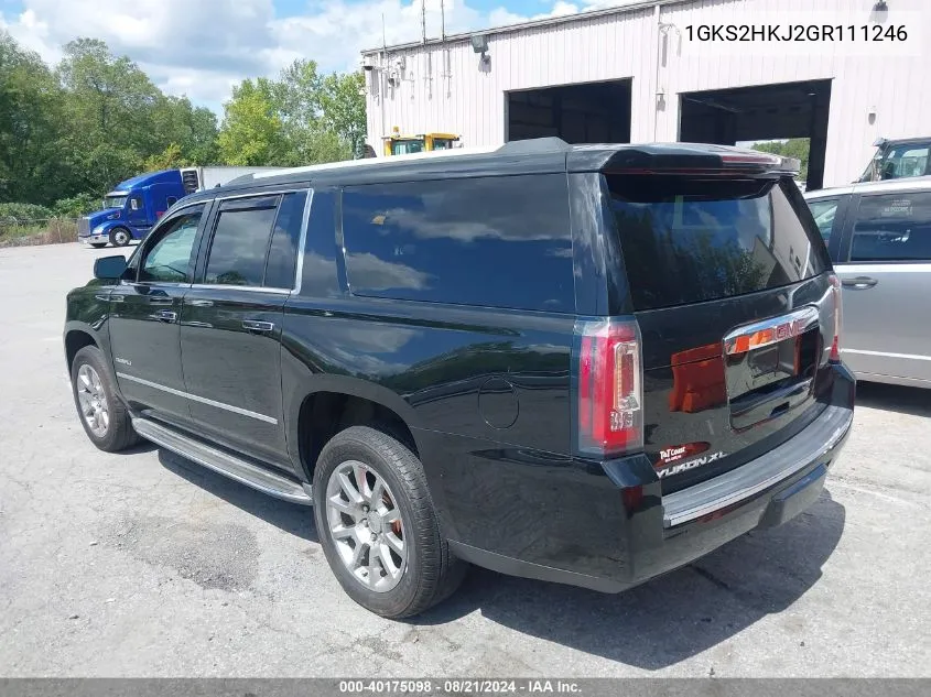 1GKS2HKJ2GR111246 2016 GMC Yukon Xl Denali