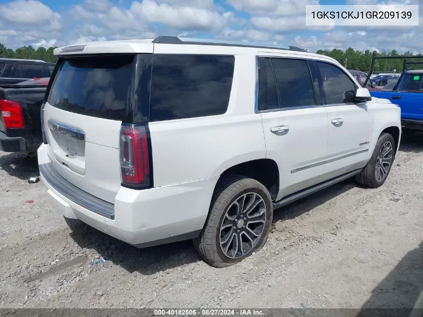 1GKS1CKJ1GR209139 2016 GMC Yukon Denali