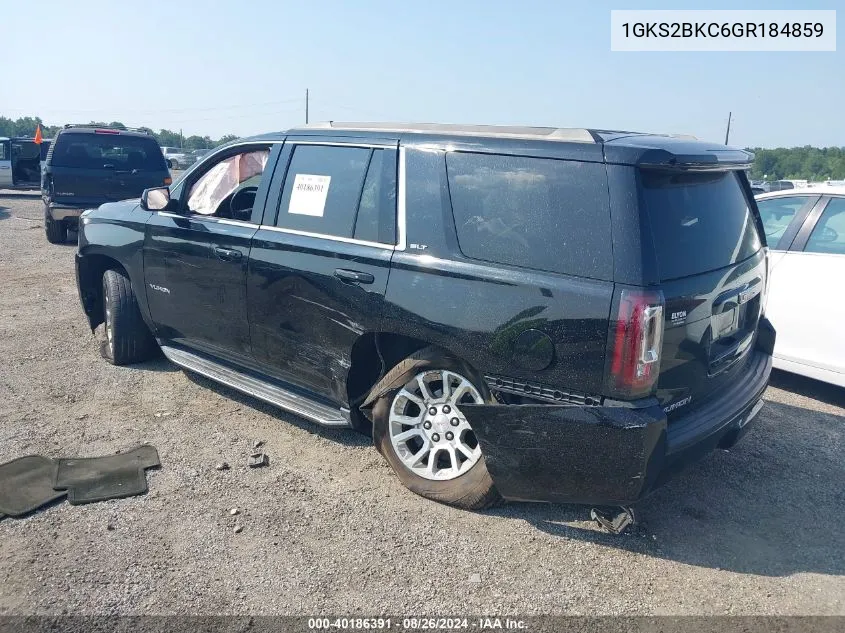 1GKS2BKC6GR184859 2016 GMC Yukon Slt