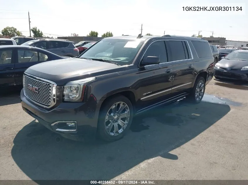 1GKS2HKJXGR301134 2016 GMC Yukon Xl Denali