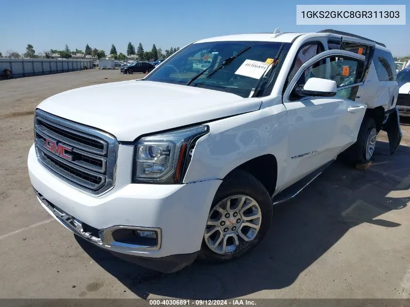 2016 GMC Yukon Xl Slt VIN: 1GKS2GKC8GR311303 Lot: 40306891