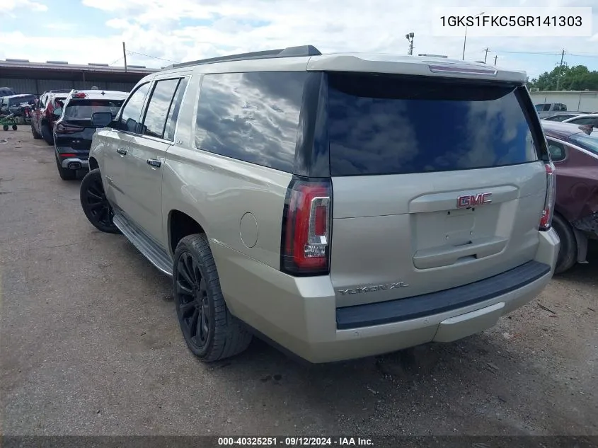 2016 GMC Yukon Xl Sle VIN: 1GKS1FKC5GR141303 Lot: 40325251