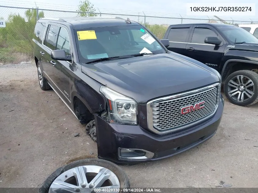 1GKS2HKJ7GR350274 2016 GMC Yukon Xl Denali