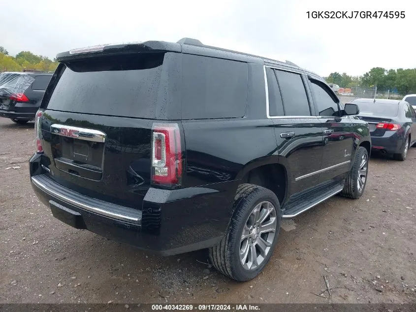 1GKS2CKJ7GR474595 2016 GMC Yukon Denali