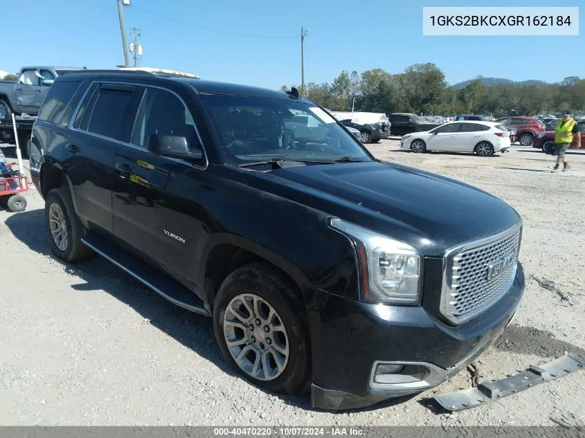 2016 GMC Yukon Slt VIN: 1GKS2BKCXGR162184 Lot: 40470220