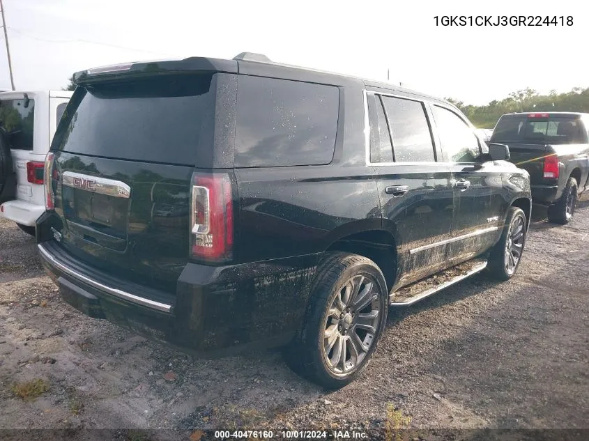 1GKS1CKJ3GR224418 2016 GMC Yukon Denali