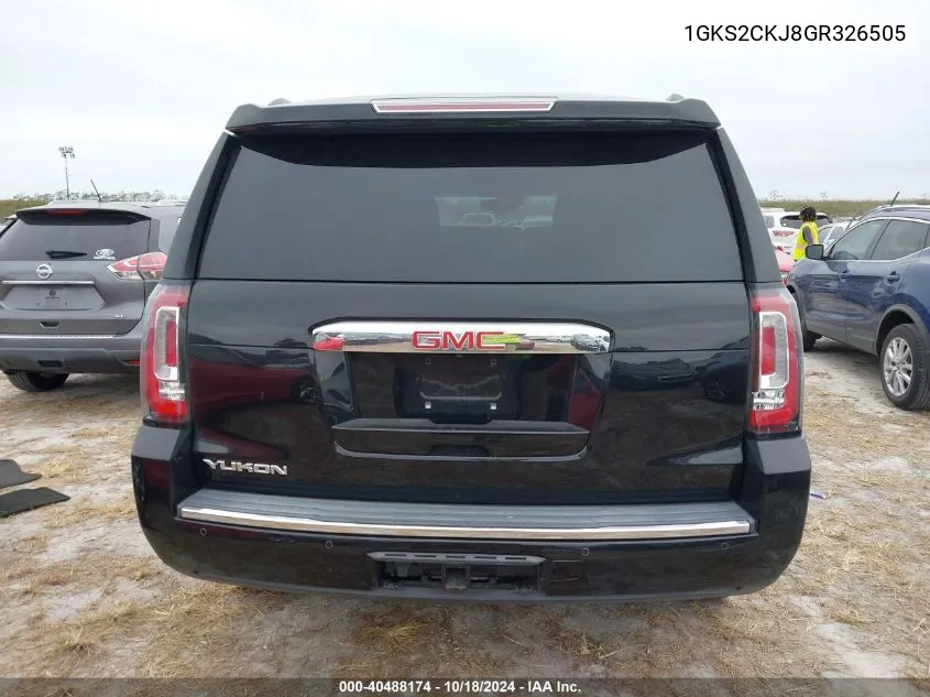 1GKS2CKJ8GR326505 2016 GMC Yukon Denali