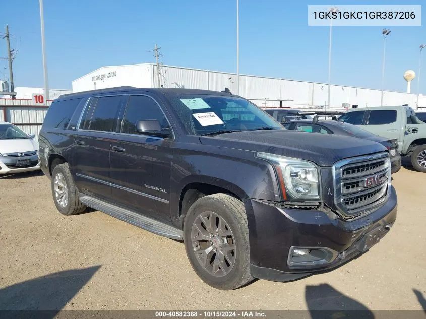 2016 GMC Yukon Xl Slt VIN: 1GKS1GKC1GR387206 Lot: 40582368